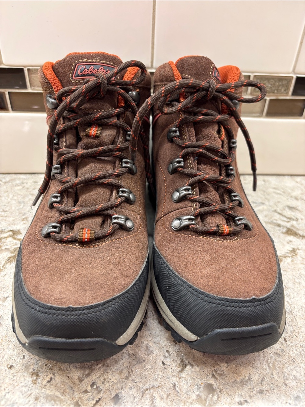 Cabela’s Portia II hiking boots suede Leather